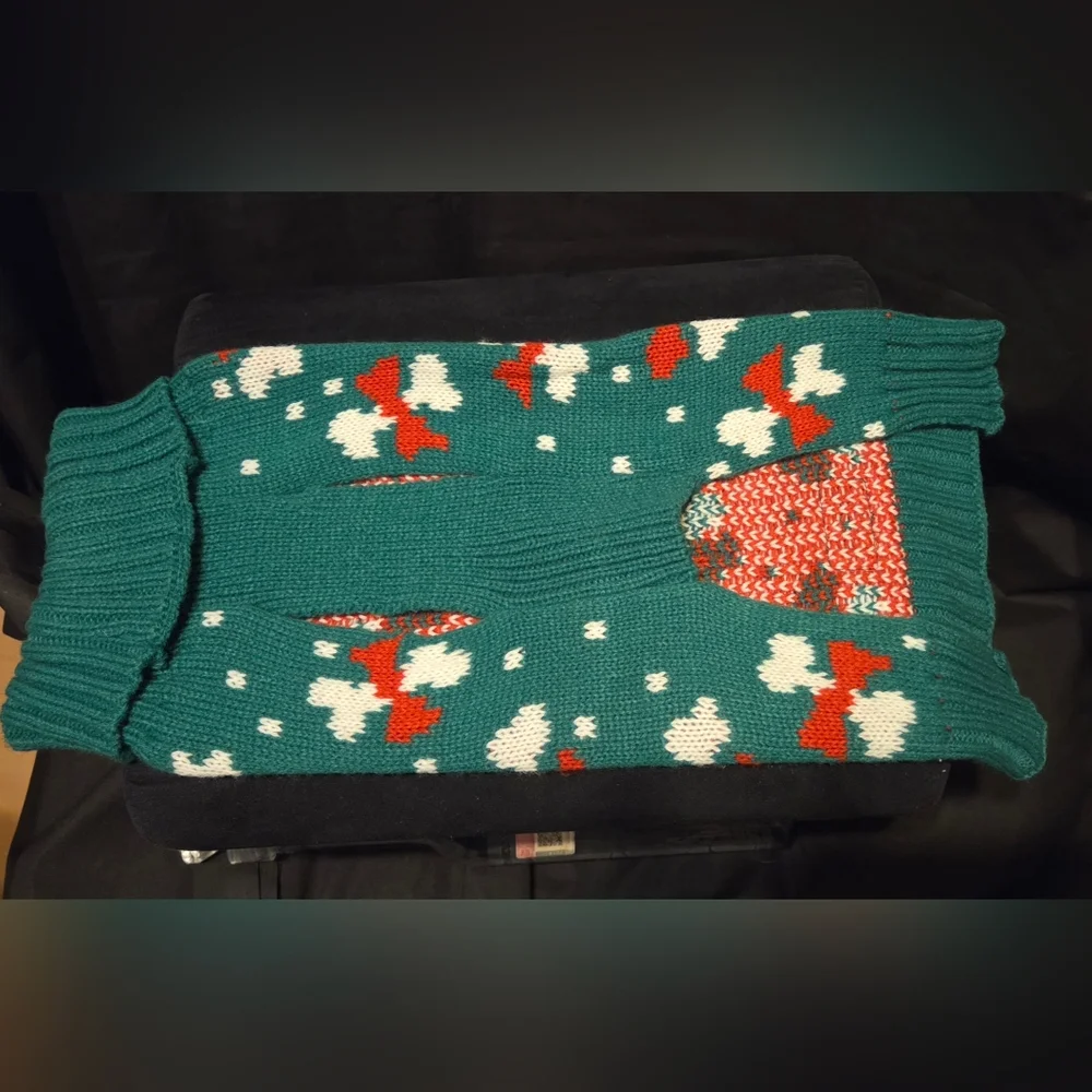 Woof Obviously Naughty Dog Sweater Small